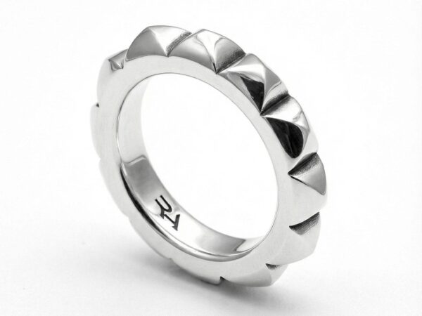 Alianza pinchos de plata 925 para hombre Roberto Axpe
