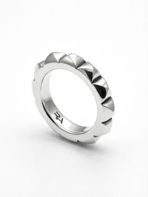 Alianza pinchos de plata 925 para hombre Roberto Axpe