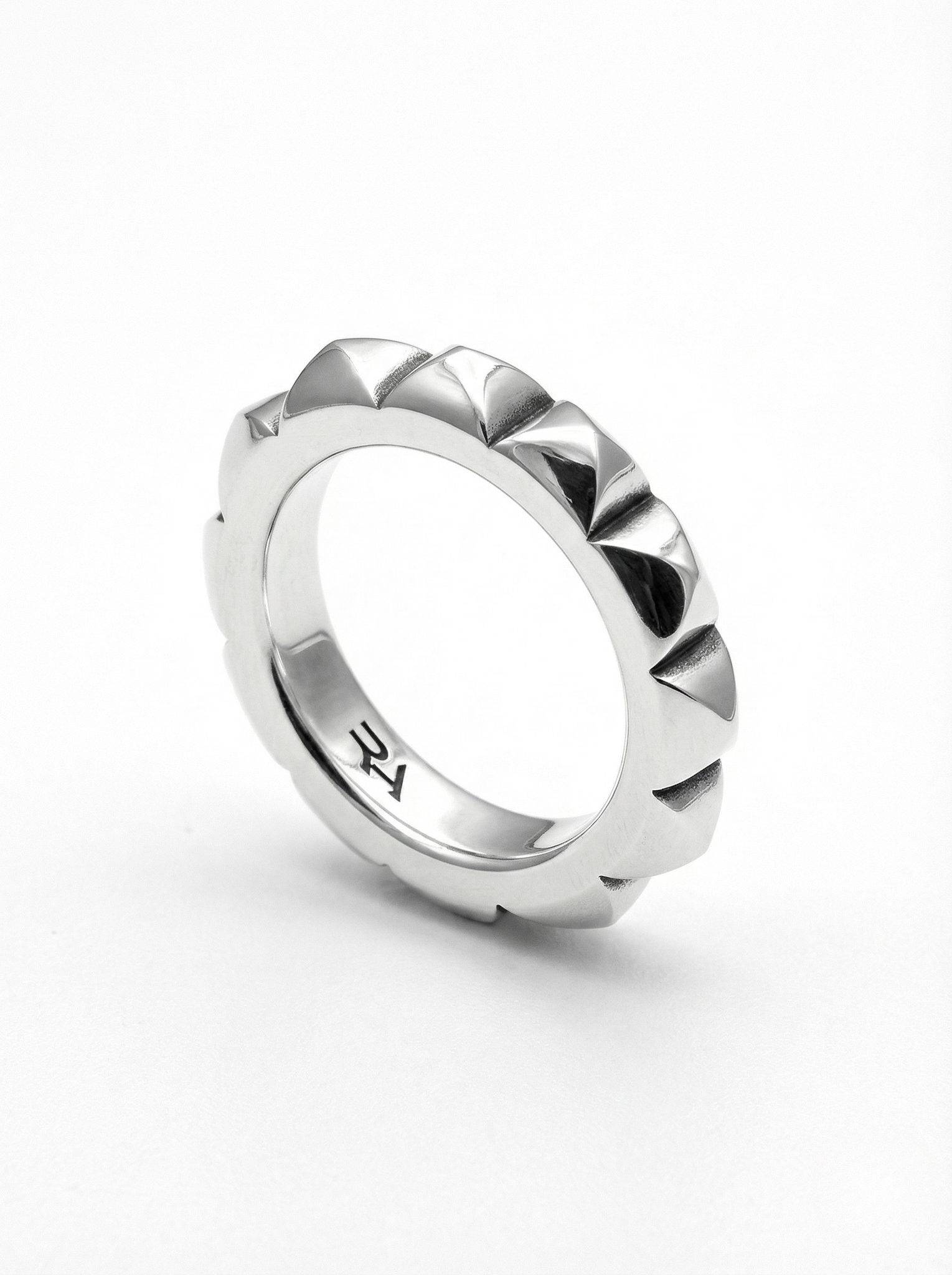 Alianza pinchos de plata 925 para hombre Roberto Axpe
