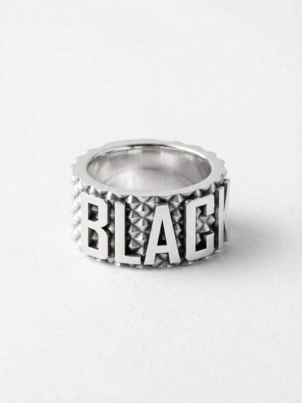 Anillo black plata 925 para hombre Roberto Axpe