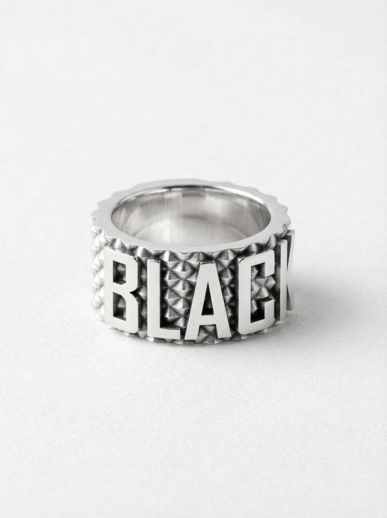 Anillo black plata 925 para hombre Roberto Axpe