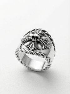 Anillo cruz pirata plata 925 para hombre Roberto Axpe