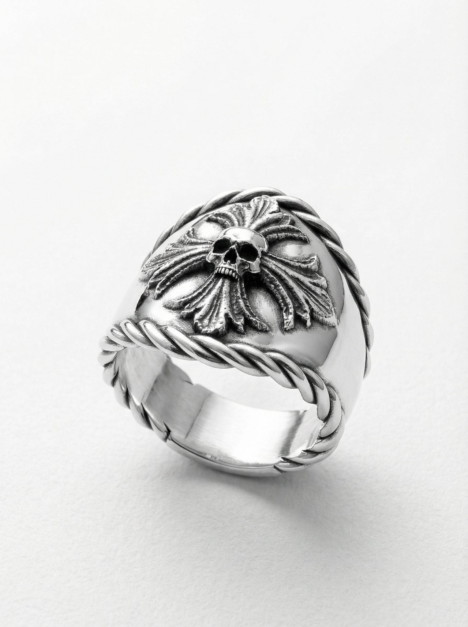 Anillo cruz pirata plata 925 para hombre Roberto Axpe