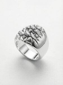Anillo roca de plata 925 para hombre Roberto Axpe