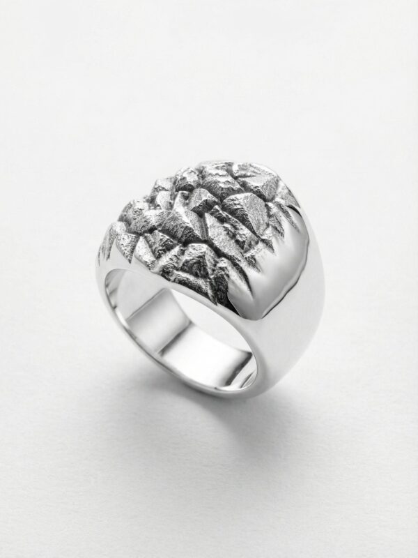 Anillo roca de plata 925 para hombre Roberto Axpe