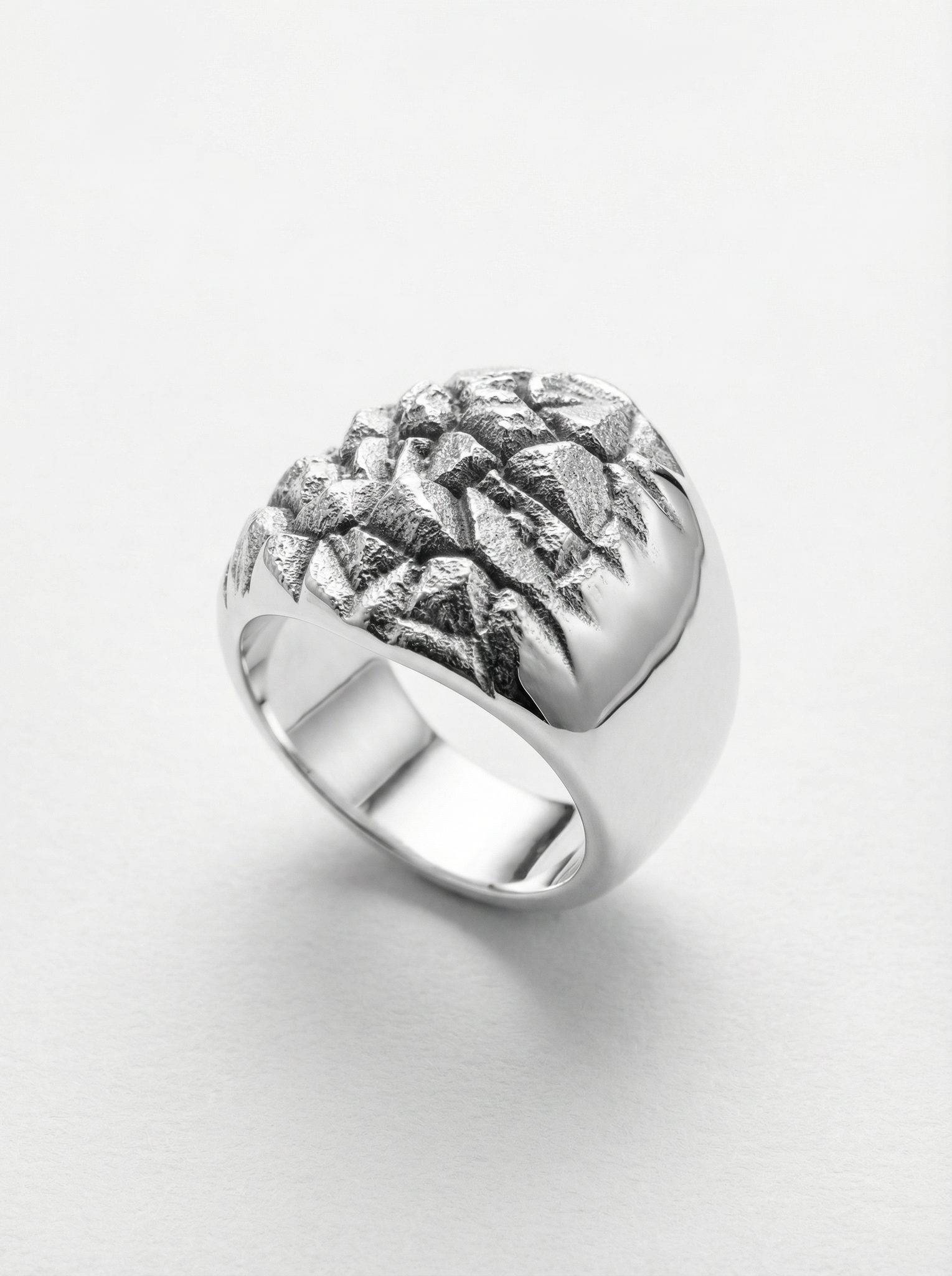 Anillo roca de plata 925 para hombre Roberto Axpe