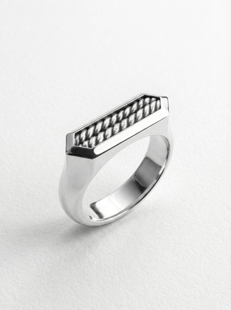 Sello espiga de plata 925 para hombre Roberto Axpe