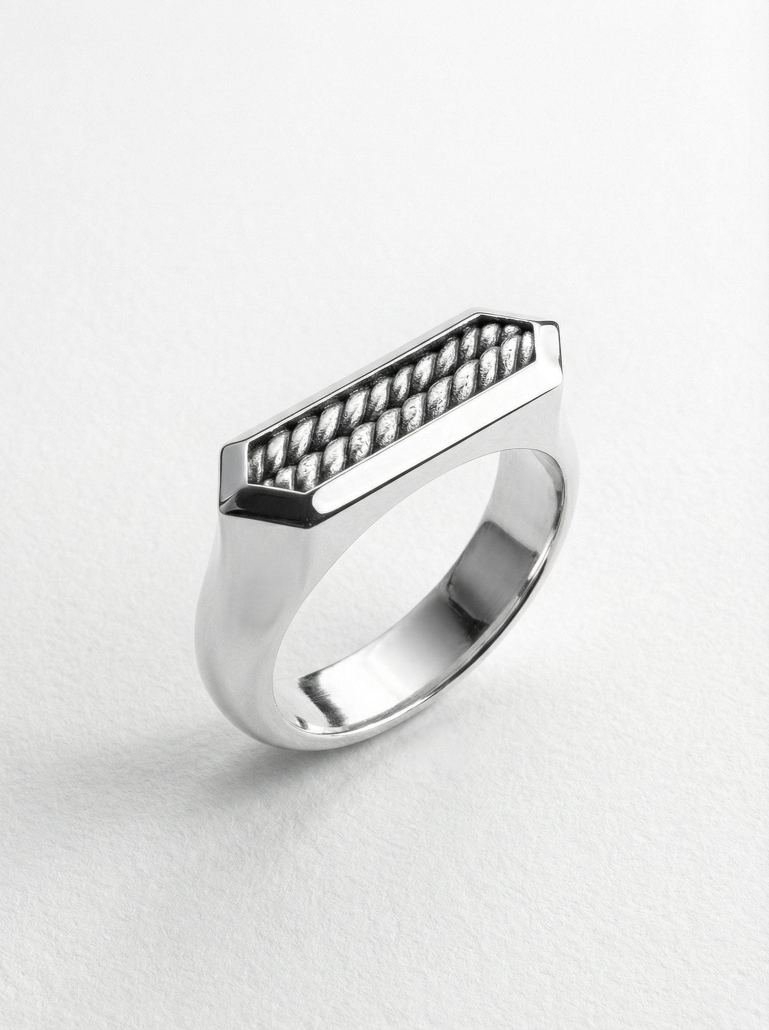 Sello espiga de plata 925 para hombre Roberto Axpe