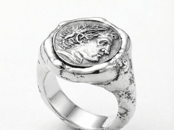 Sello inspiracion romana plata 925 para hombre Roberto Axpe