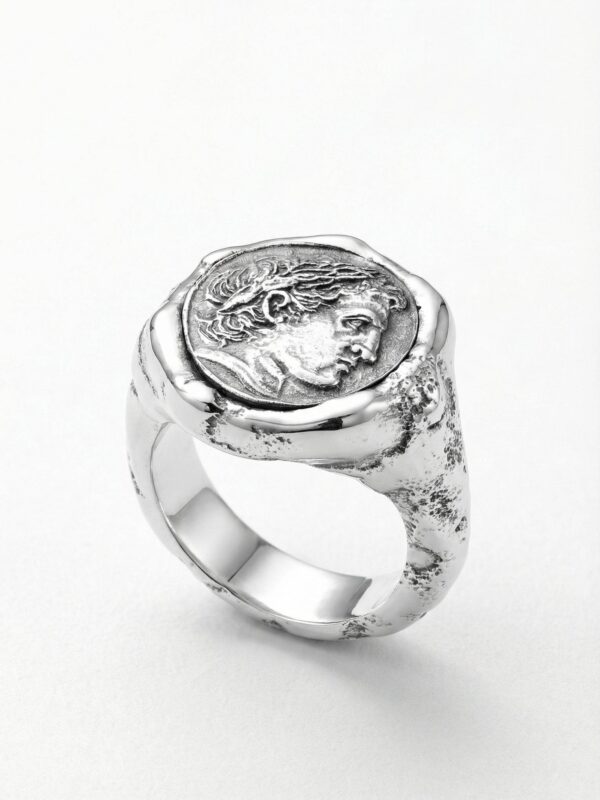 Sello inspiracion romana plata 925 para hombre Roberto Axpe