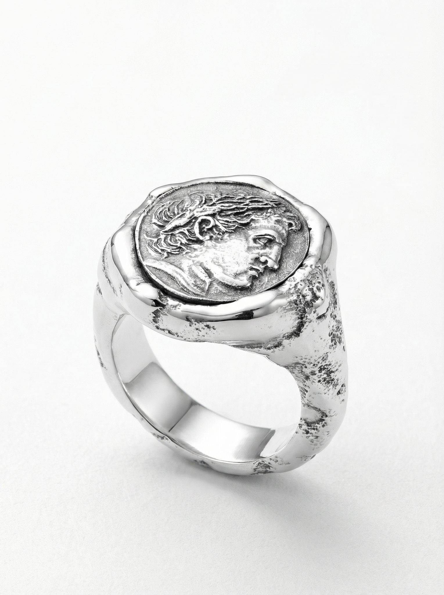 Sello inspiracion romana plata 925 para hombre Roberto Axpe