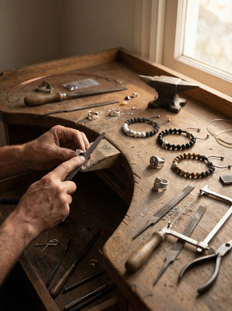Nuestro taller de joyas Roberto Axpe