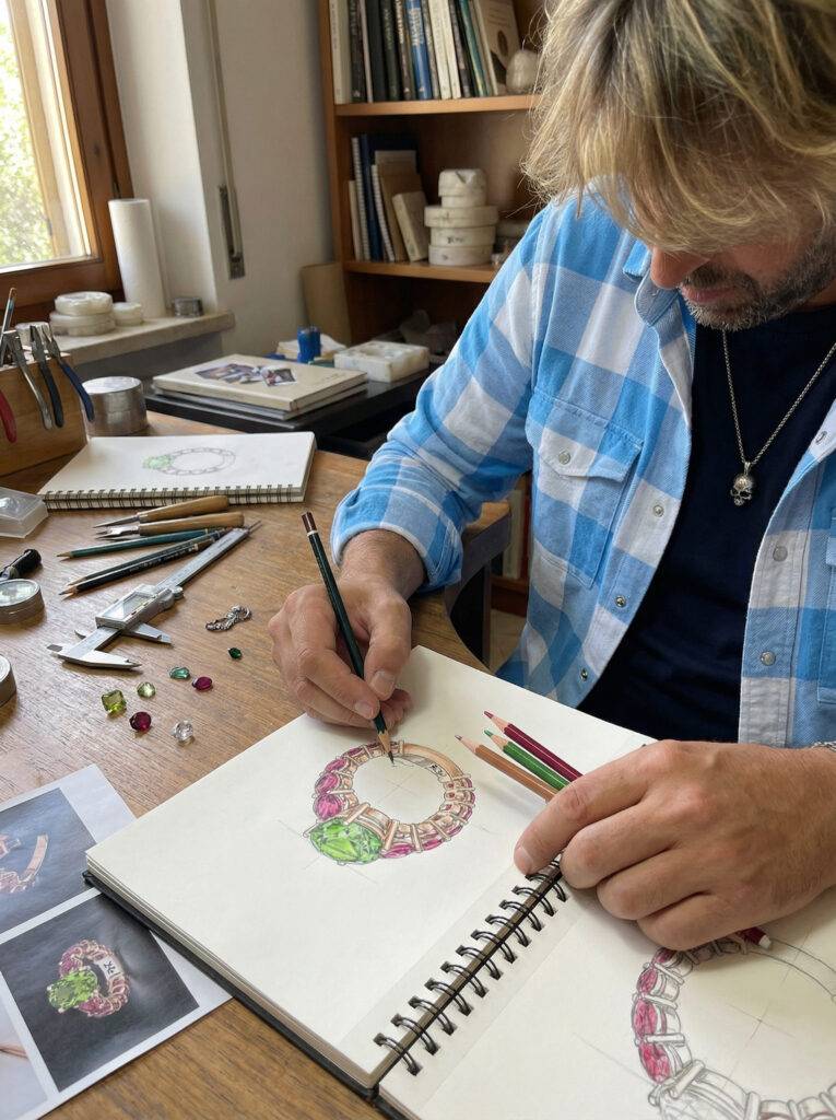 Estudio de diseño de joyas Roberto Axpe