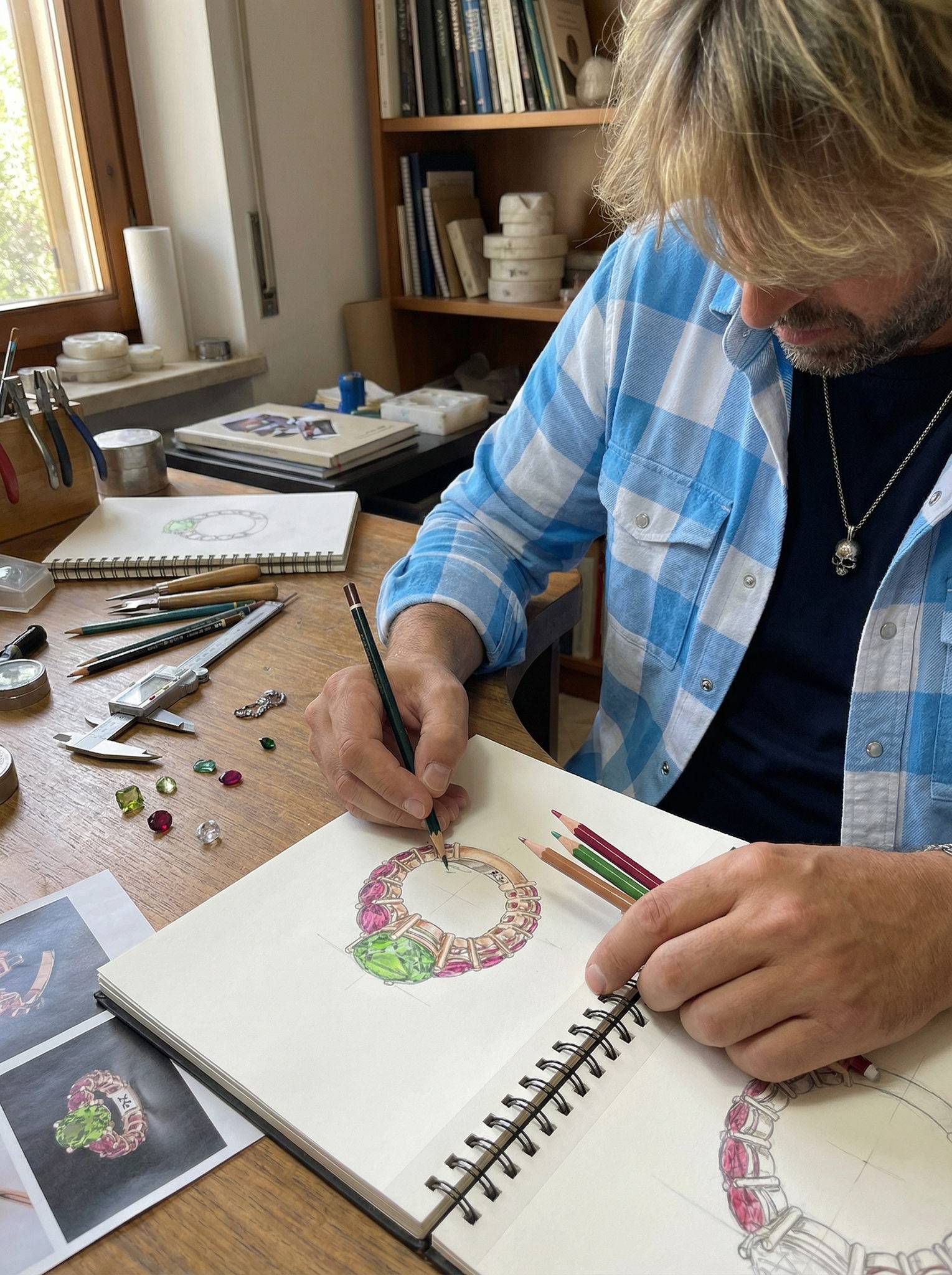 Estudio de diseño de joyas Roberto Axpe