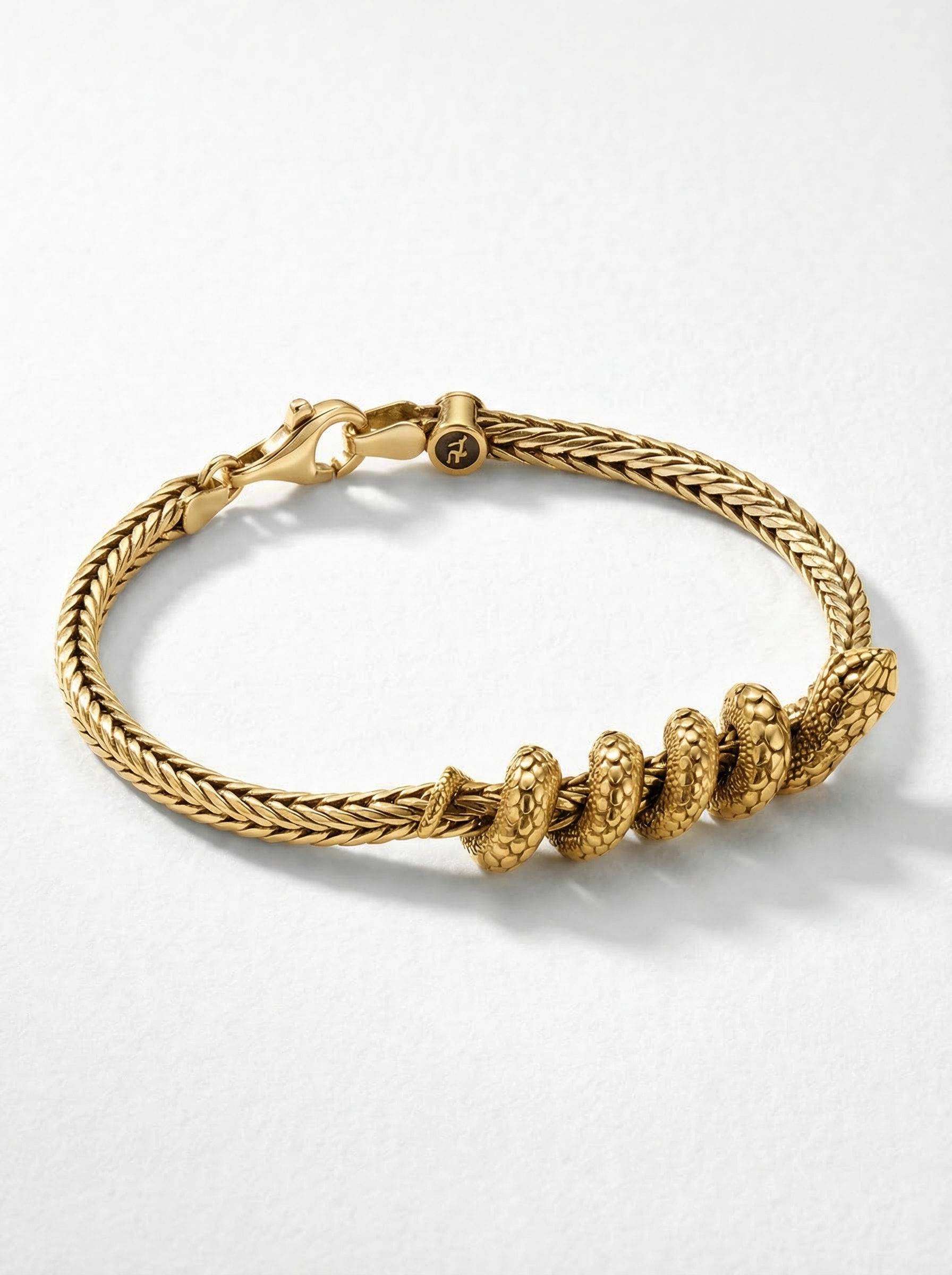 pulsera-cadena-serpiente-plata-chapada-oro-vista-perspectiva