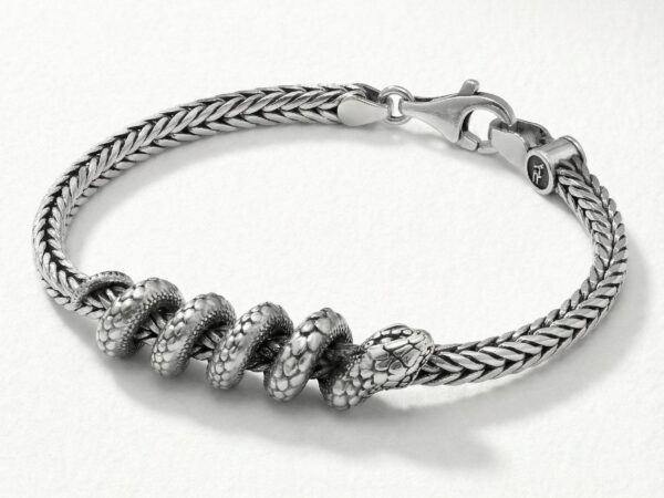 PULSERA SERPIENTE TRENZADA