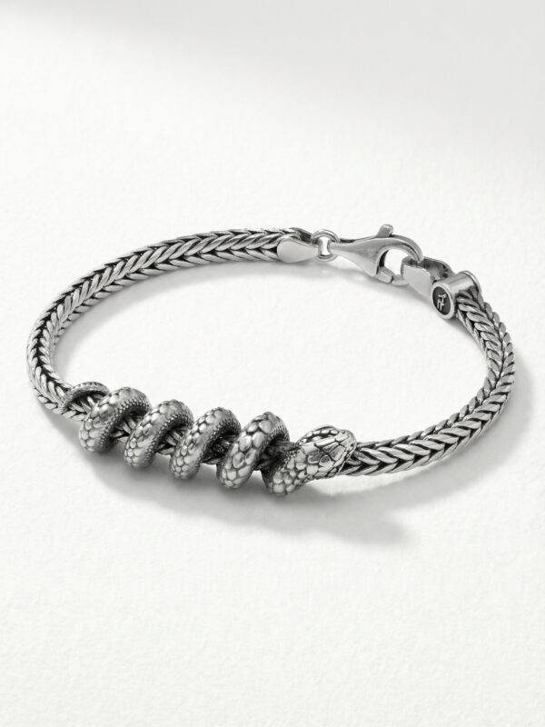 PULSERA SERPIENTE TRENZADA